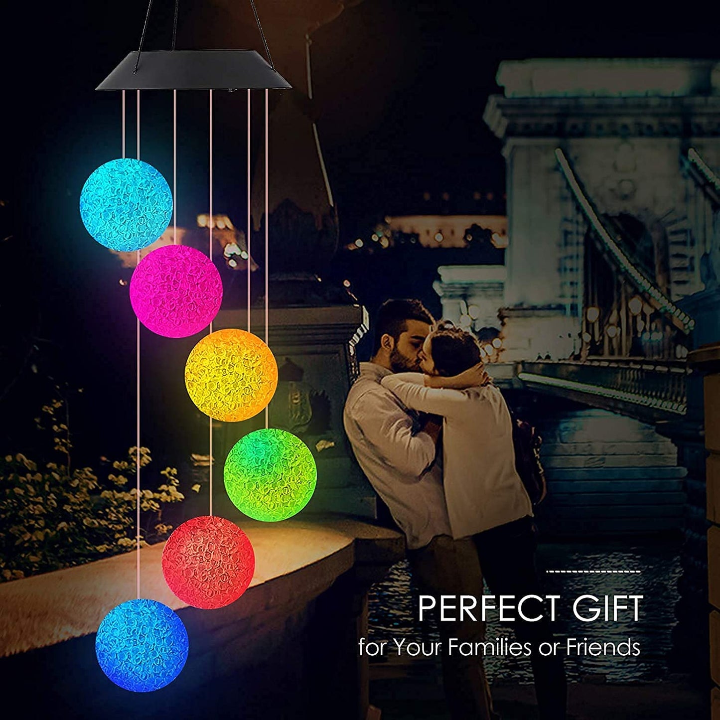 MoonBell™ Led Solar Wind Chimes