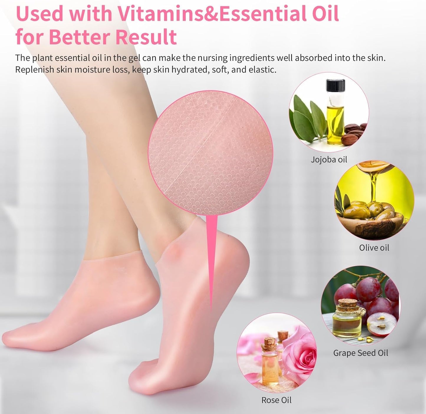 Silken Heal™ Moisturizing Foot Socks